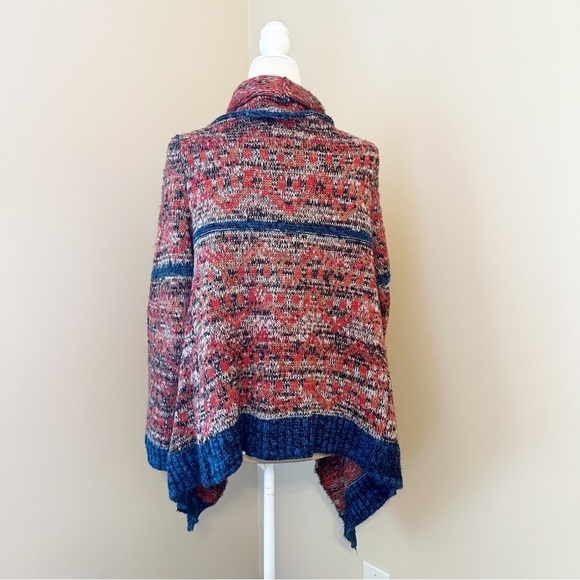 Anthropologie Yellow Bird Cascade Waterfall Open Front Chucky Cardigan - Medium - Picture 3 of 9